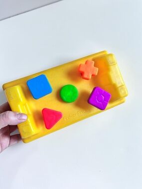 Fisher Price Shape Sorter Toy Vintage Puzzle Gift for Toddlers